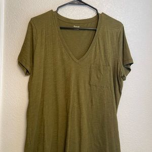 Madewell v neck tee